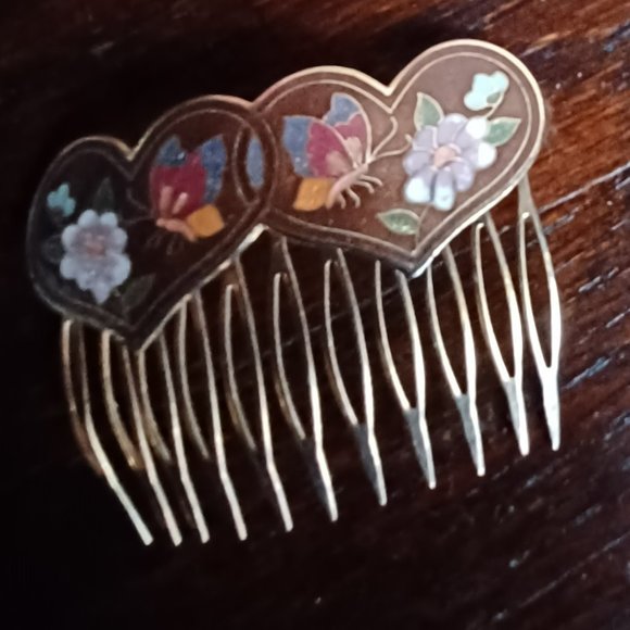 Heart -patterned Hair Combs - Picture 2 of 2